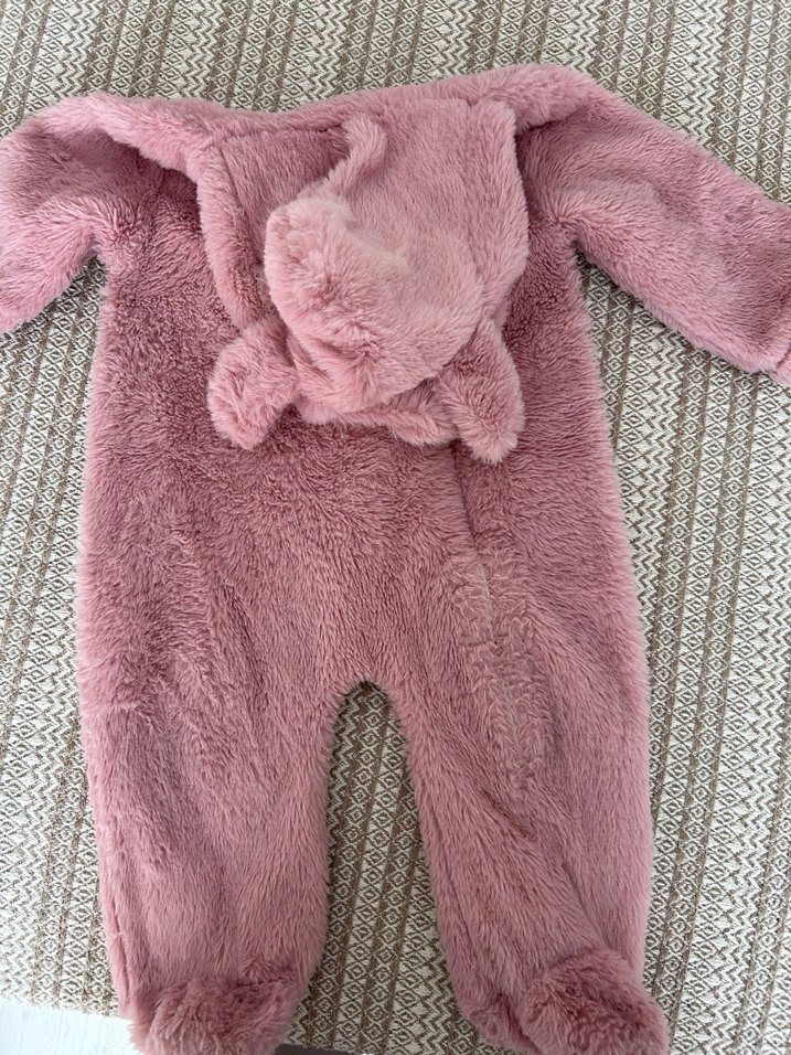 Kız Çocuk Pembe Nakışlı tulum - Görsel 3