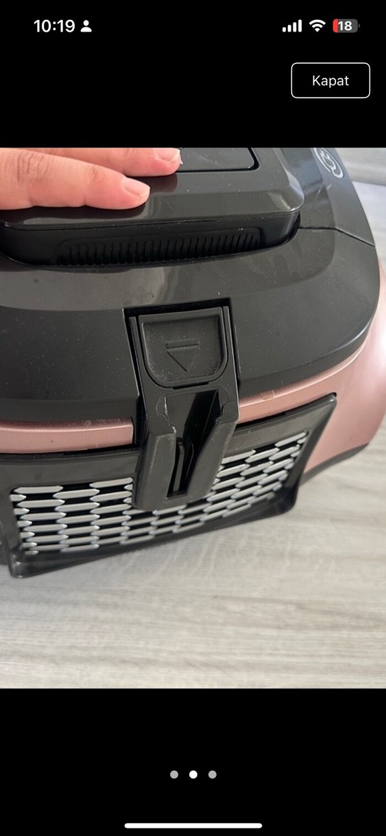 Kahverengi Toz Torbasız Elektrikli Süpürge - Görsel 2