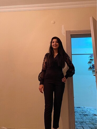 Siyah tulum - Görsel 3