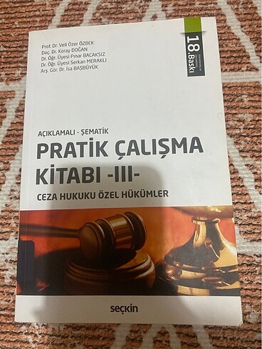 Ceza özel pratik kitabı