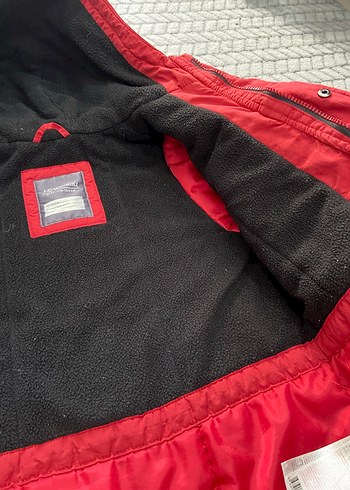 Koyu Kırmızı Erkek Çocuk Mont - Görsel 5