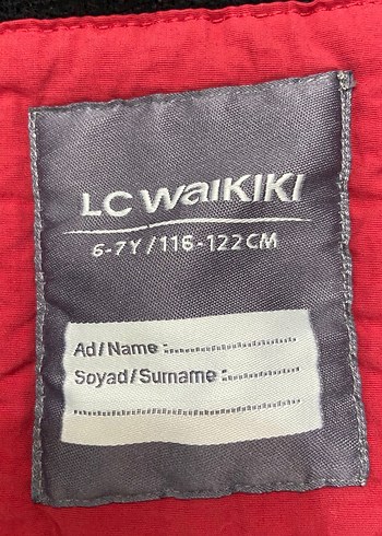 Koyu Kırmızı Erkek Çocuk Mont - Görsel 6