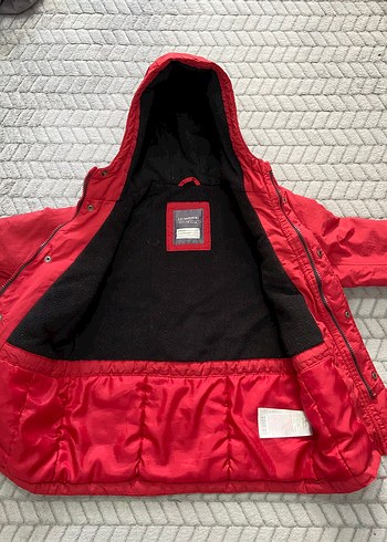 Koyu Kırmızı Erkek Çocuk Mont - Görsel 4