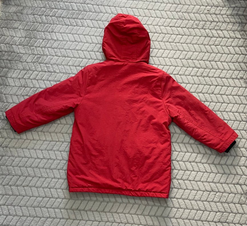 Koyu Kırmızı Erkek Çocuk Mont - Görsel 3