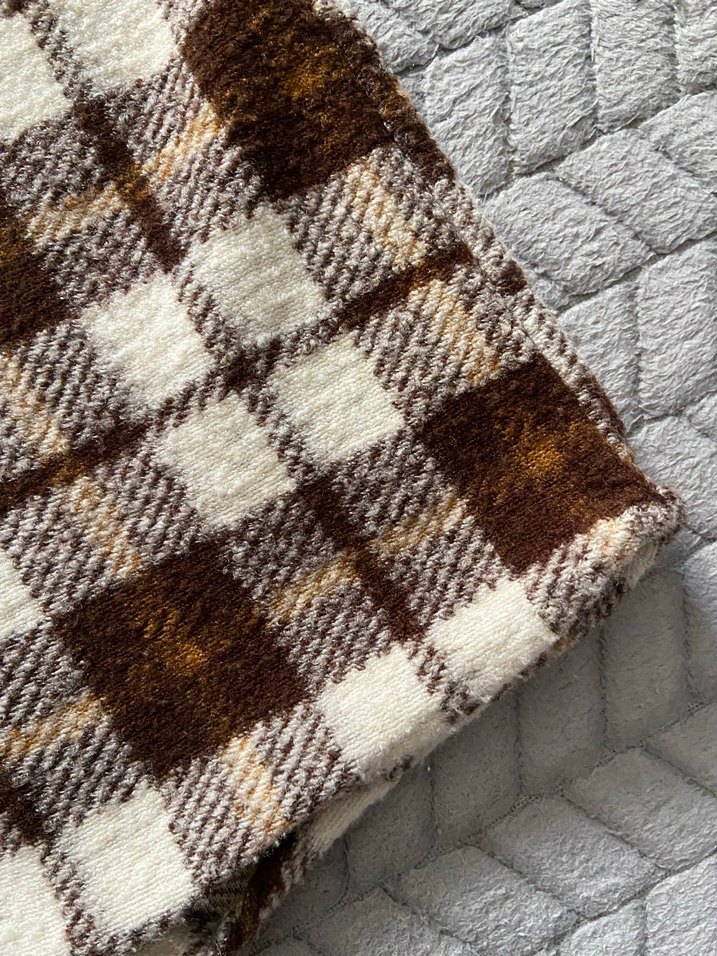 Erkek Çocuk Kahverengi Düğmeli kareli gömlek - Görsel 5