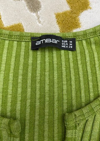 Haki yeşil kadın kazak - Görsel 2