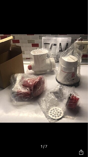 Tupperware kıyma makinası