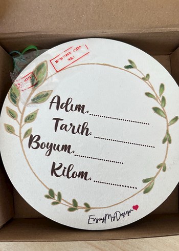 Ahşap Bebek Dönüm Noktası Kartları Seti - Görsel 4