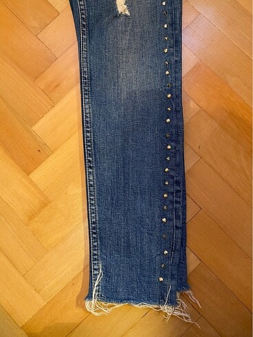38 Beden mavi Renk Zara model pantolon