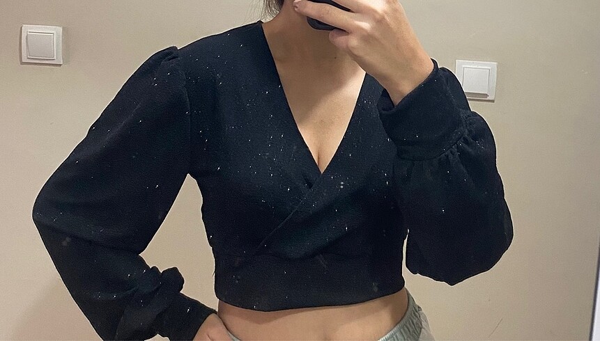 m Beden Addax Crop bluz