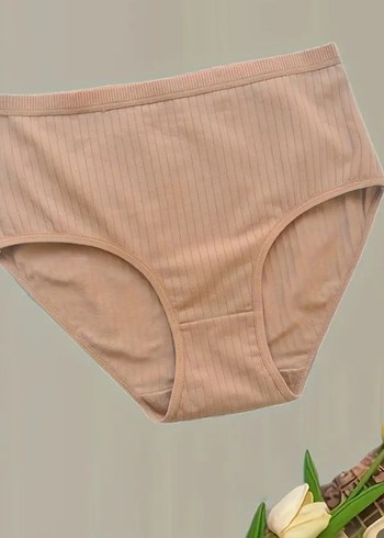 BEJ, (TEN RENGİ) FİTİLLİ PENYE (KADIN) KÜLOT - Görsel 3