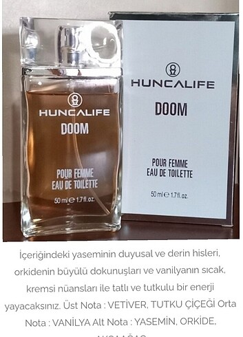 HUNCALİFE DOOM KADIN PARFÜMÜ 