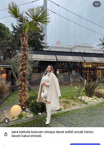 Zara Kısa triko elbise