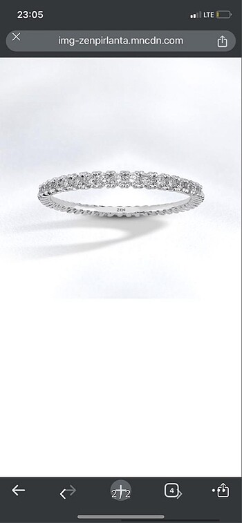 Sayılı taktım 0,24 karat