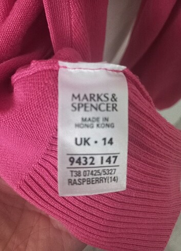 42 Beden pembe Renk Marks&spencer yandan baglamali hirka