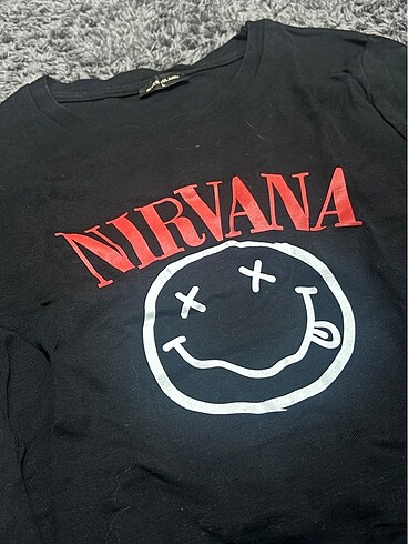 River Island nirvana baby tee