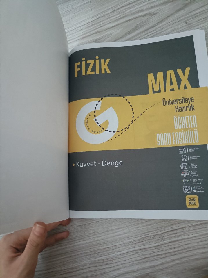 AYT Fizik Max Öğretici Soru Fasikülleri - Görsel 3