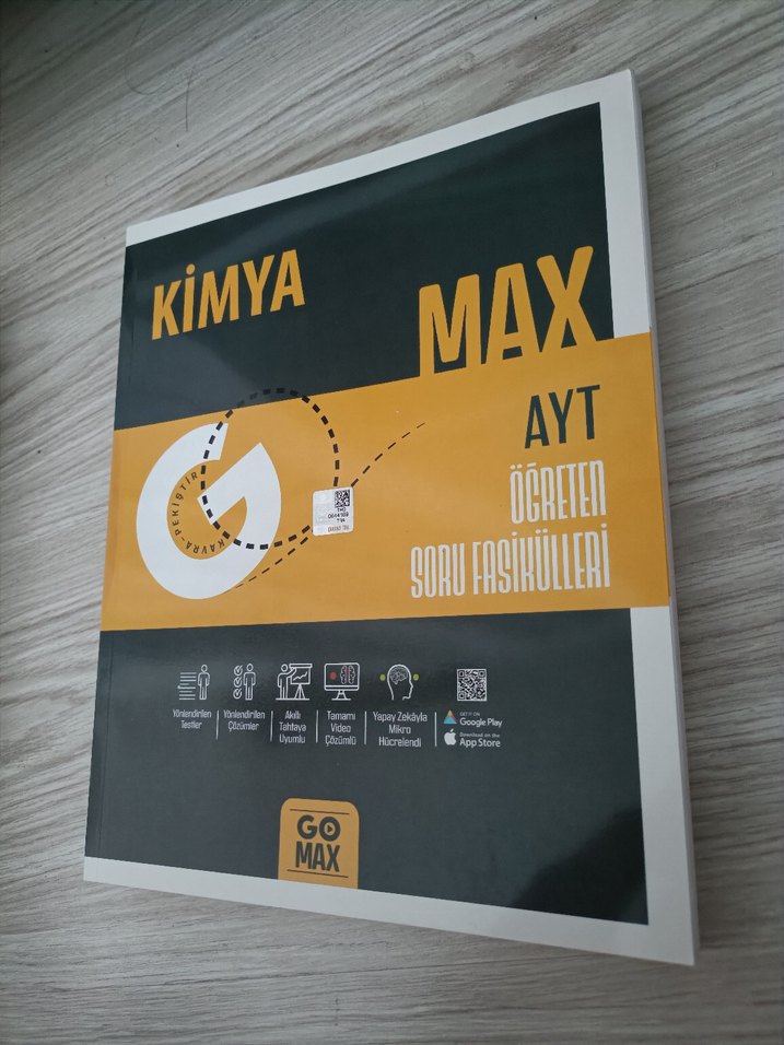 MAX KİMYA AYT ÖĞRETEN SORU FASİKÜLLERİ - Görsel 2