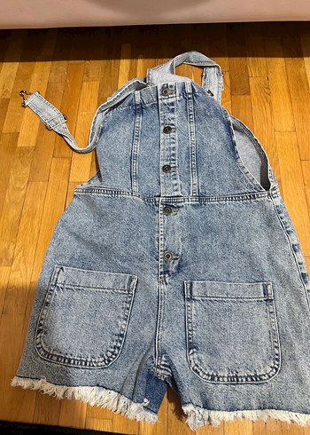 Gri Mavi salopet - Görsel 2