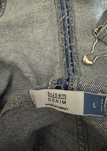 Gri Mavi salopet - Görsel 3