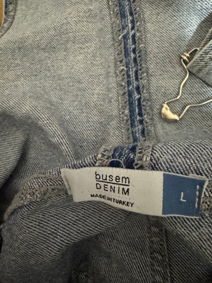 Gri Mavi salopet - Görsel 3