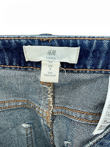 34 Beden mavi Renk H&M Mini Etek %70 İndirimli.
