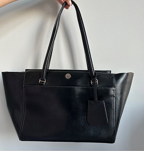 Tory Burch Tory Burch Siyah Deri Tote Bag