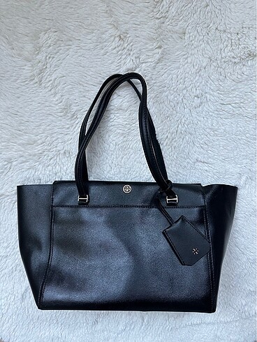 Tory Burch Siyah Deri Tote Bag