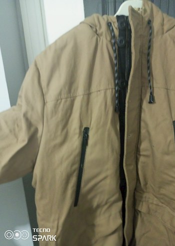 Kahverengi Erkek Midi Kemerli Ceket - Görsel 5