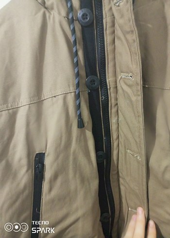 Kahverengi Erkek Midi Kemerli Ceket - Görsel 6