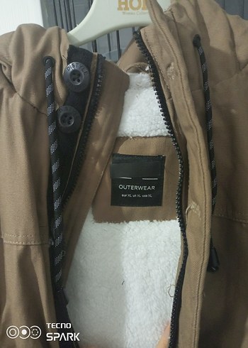 Kahverengi Erkek Midi Kemerli Ceket - Görsel 3