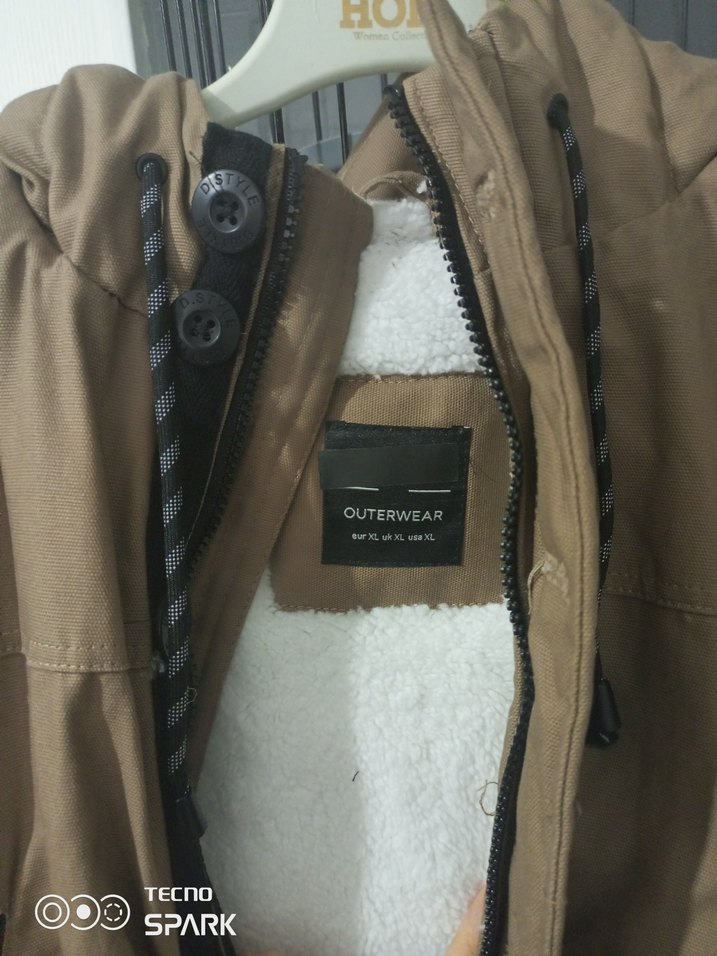 Kahverengi Erkek Midi Kemerli Ceket - Görsel 3