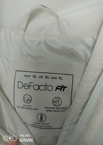 Beyaz Yüksek Yakalı Fermuarlı Kadın Yelek - Görsel 3