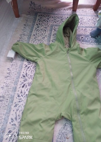 Erkek Çocuk Kapüşonlu Fermuarlı Yağmurluk - Görsel 2