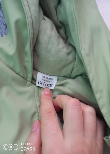 Erkek Çocuk Kapüşonlu Fermuarlı Yağmurluk - Görsel 6