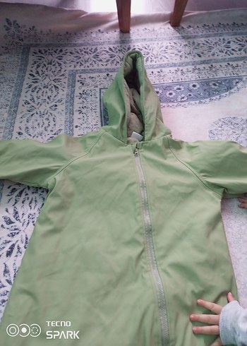 Erkek Çocuk Kapüşonlu Fermuarlı Yağmurluk - Görsel 9