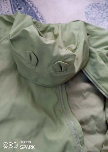 Erkek Çocuk Kapüşonlu Fermuarlı Yağmurluk - Görsel 5