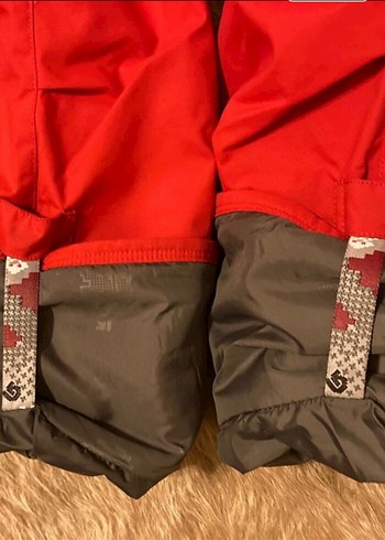 Kırmızı Fermuarlı Kayak Pantolonu - Görsel 4