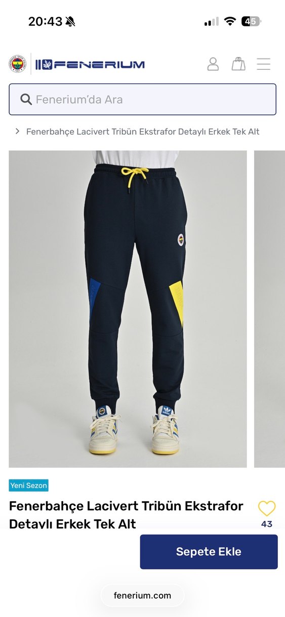 Fenerium Erkek Eşofman Altı - Görsel 4