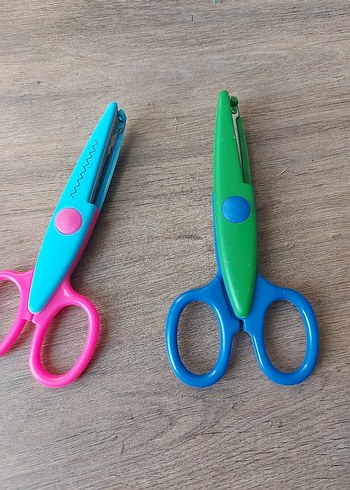 Renkli Desenli Makas - Görsel 5