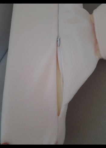 Beyaz Pastel Desenli Emzirme ve Hamile Yastığı - Görsel 3