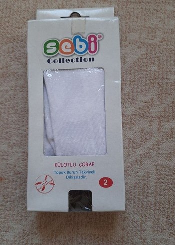 1 adet Mavi ,1 adet beyaz Külotlu Çorap - Görsel 2