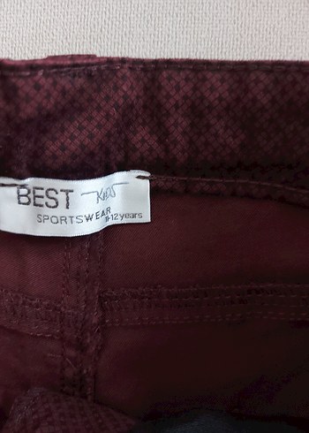 Bordo Erkek Cocuk Pantolon - Görsel 2