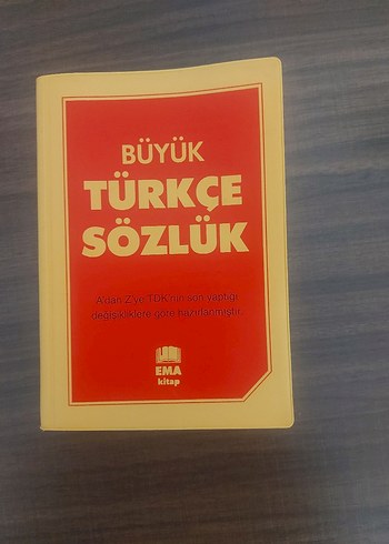 Büyük Türkçe Sözlük Kitabı