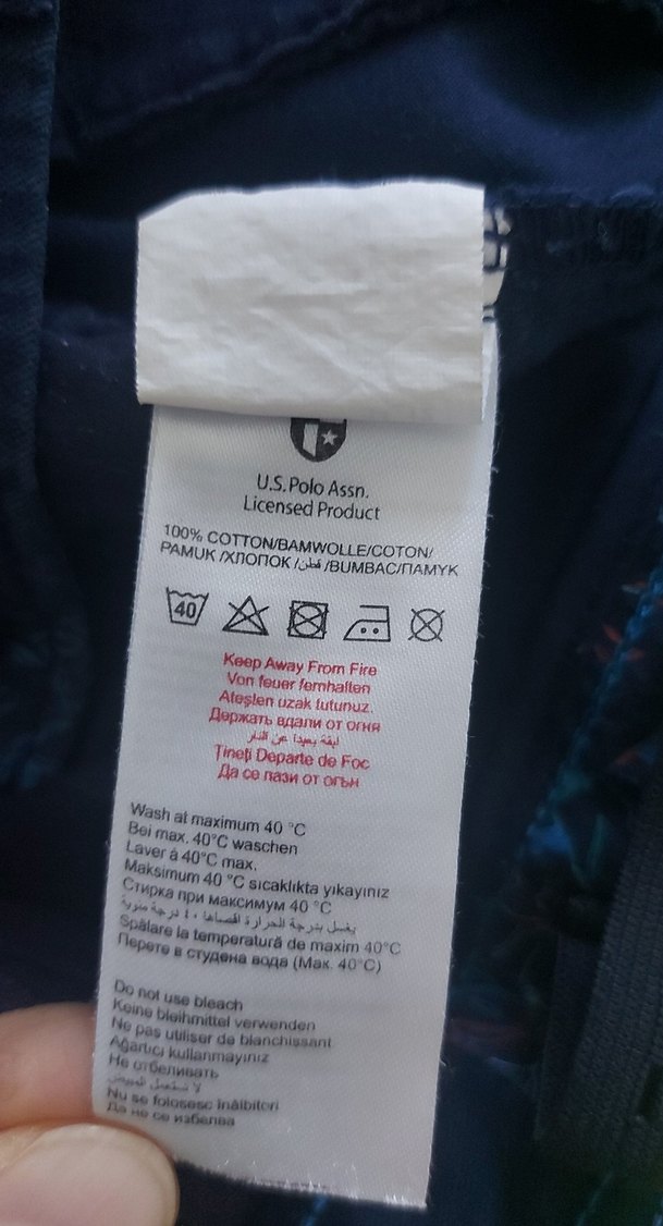 Erkek Lacivert Düğmeli Denim Şort - Görsel 4