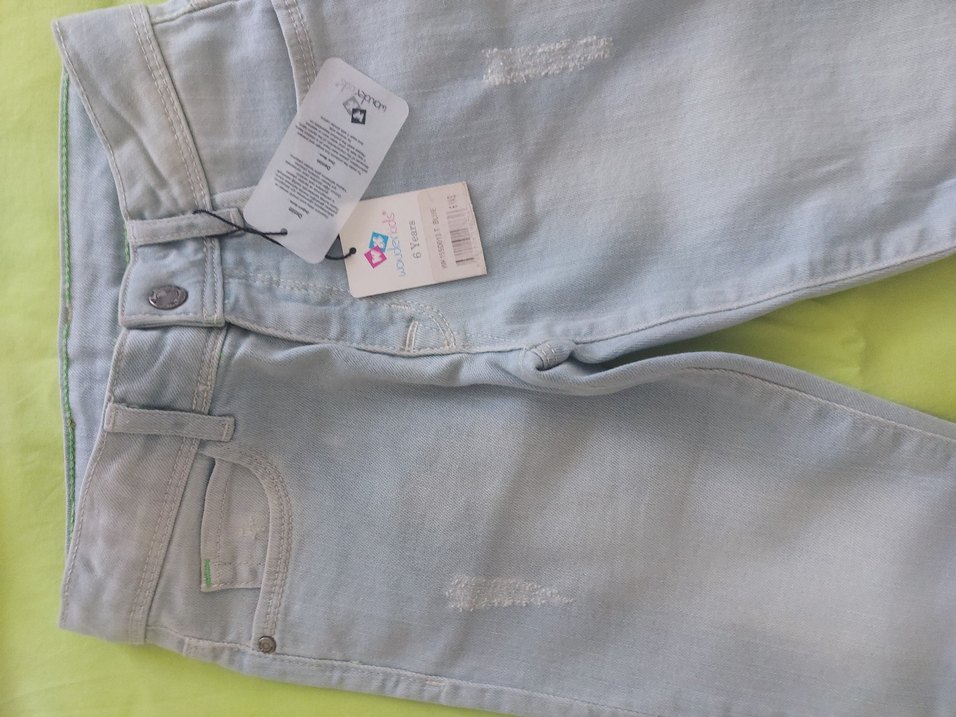 Wonder kids açık  mavi Denim Pantolon - Görsel 3
