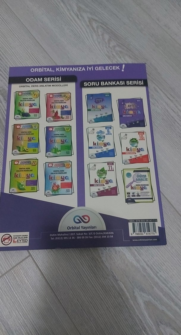 AYT Kimya Soru Bankası - Orbital Yayınları - Görsel 5