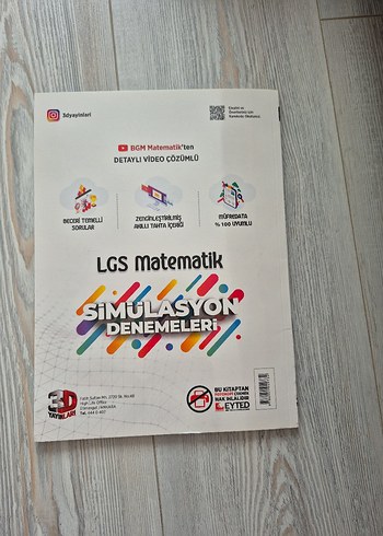 Beden LGS Matematik Simülasyon Denemeleri 15'li
