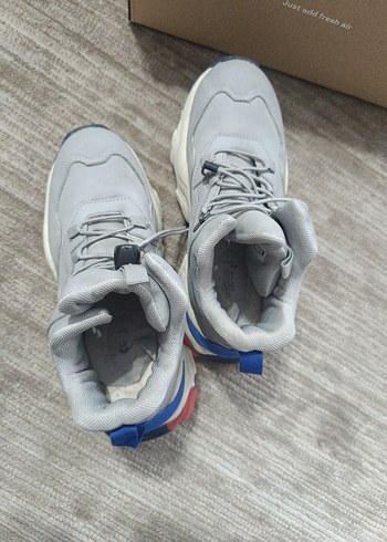 37 Beden gri Renk Erkek çocuk spor ayakkabısı
