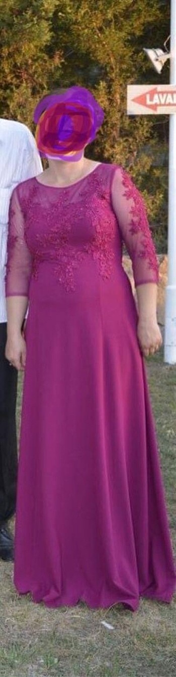 Fuşya abiye